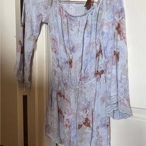 Floral Long Sleeve Romper